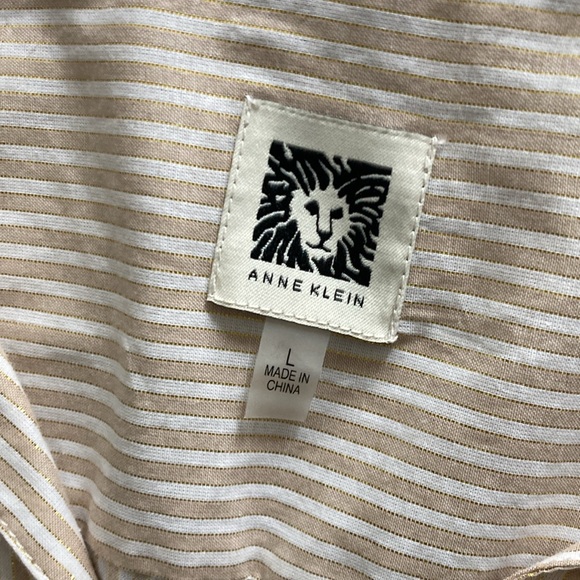 Zipper Blouse, Anne Klein, size Large - Picture 7 of 9